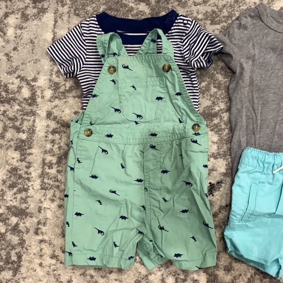 Set of 3. 9M outfits! 1 Carter’s, 1 Oshkosh B’gosh, 1 Just One You by Carter’s. - Picture 2 of 9